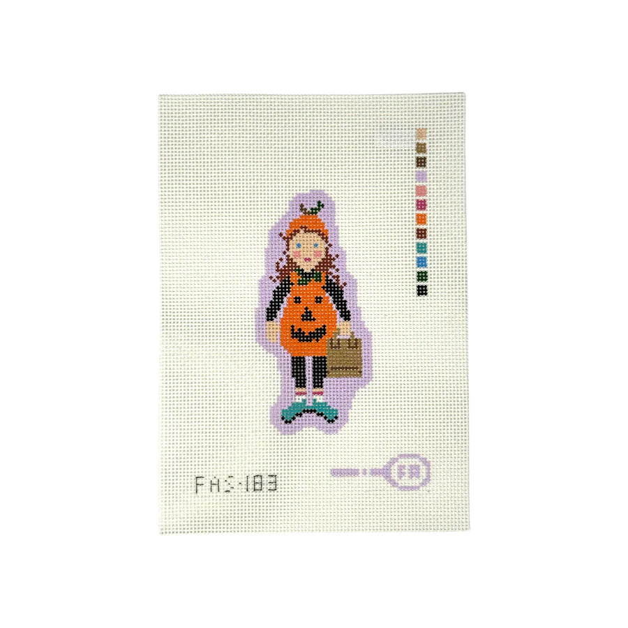 Trick or Treaters - Girl Pumpkin