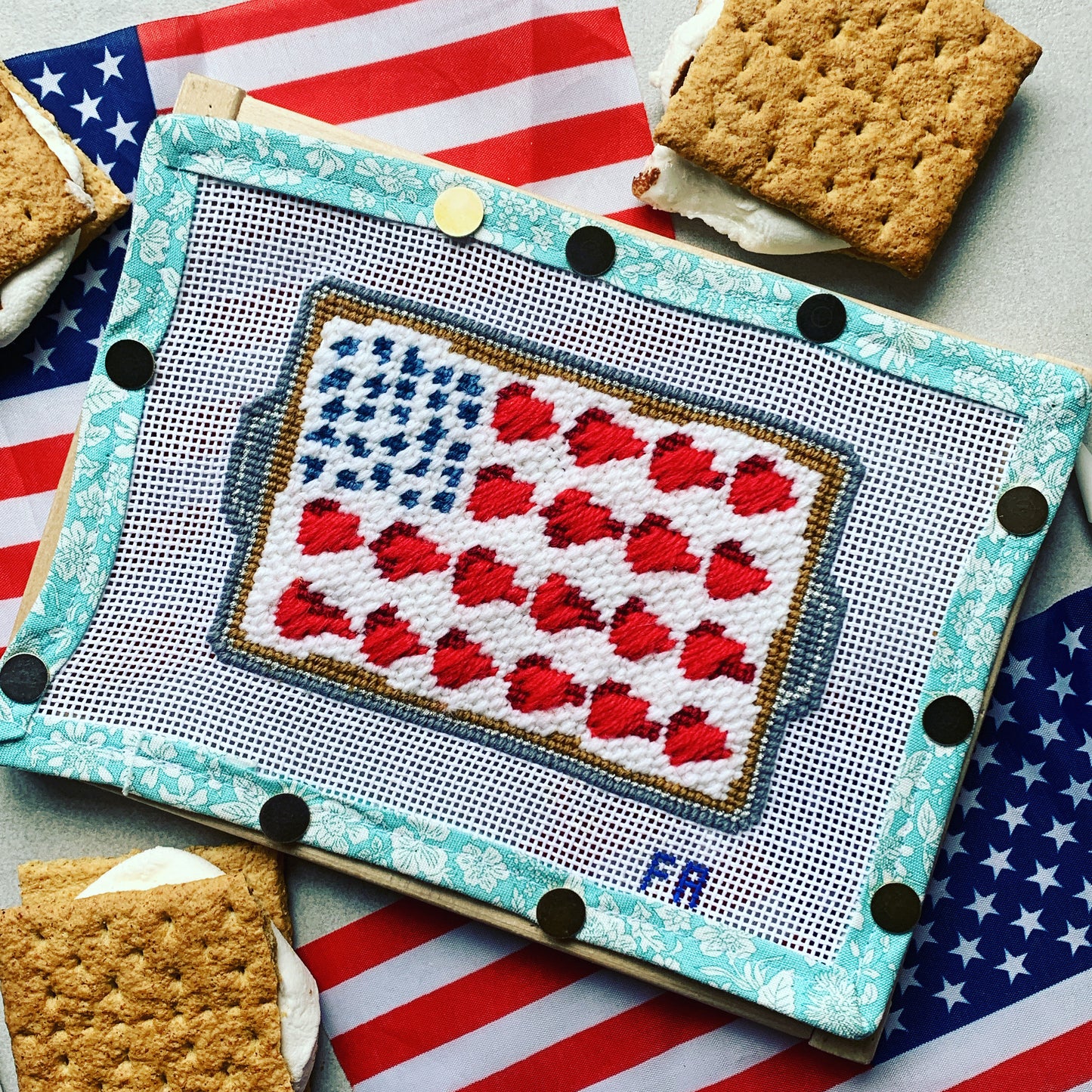 American Flag Cake